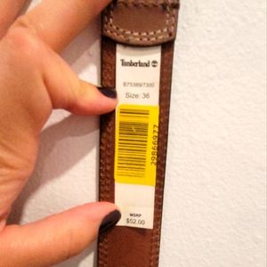 Timberland brown belt